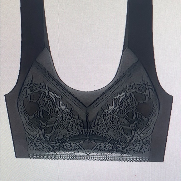 NEW, Floral lace decor, full coverage, sports bra, for Women Size XL= 36… - Picture 3 of 3